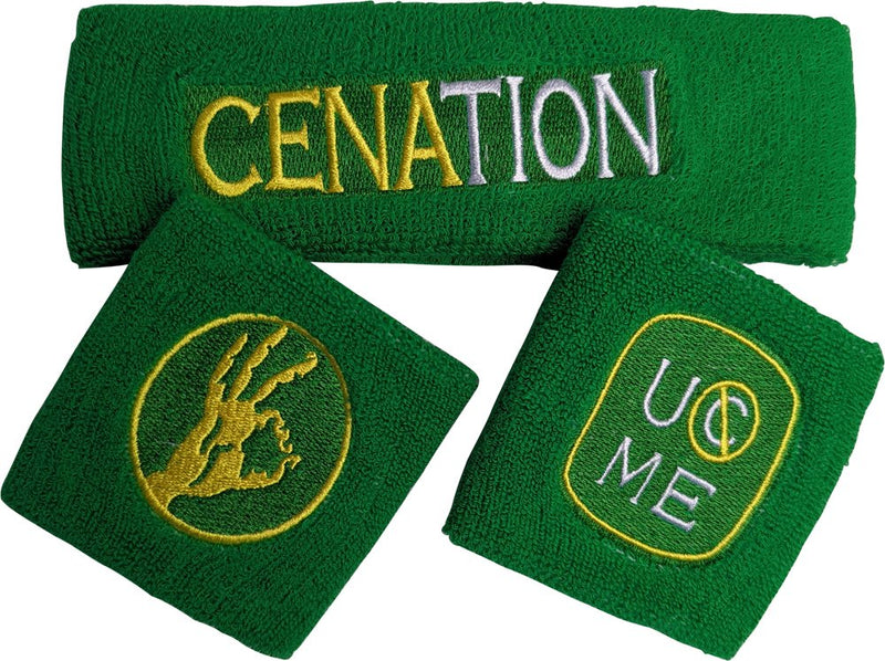 Load image into Gallery viewer, John Cena Cenation Attitude Adjustment Baseball Hat Wristband Set by EWS | Extreme Wrestling Shirts