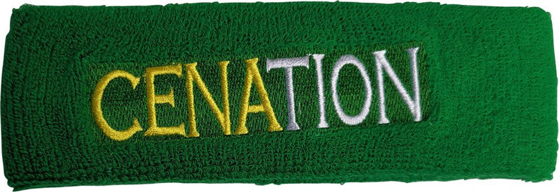 Load image into Gallery viewer, John Cena Cenation Attitude Adjustment Headband Wristband Set by EWS | Extreme Wrestling Shirts