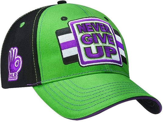 John Cena Cenation Respect Baseball Hat Multi Green Apparel by WWE Authentic Wear | Extreme Wrestling Shirts