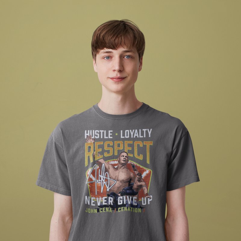 Load image into Gallery viewer, John Cena Cenation Respect Collage T-shirt by EWS | Extreme Wrestling Shirts