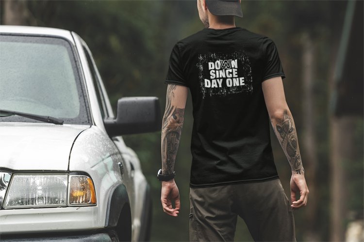 Load image into Gallery viewer, John Cena Down Since Day One Hustle Loyalty Respect Black T-shirt by EWS | Extreme Wrestling Shirts