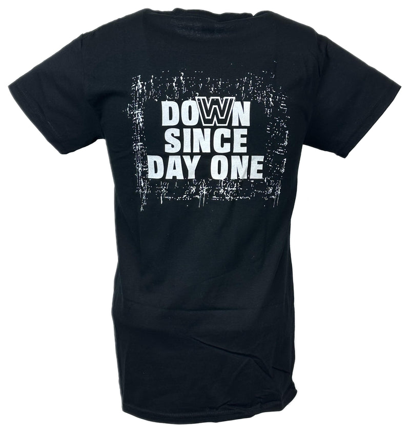 Load image into Gallery viewer, John Cena Down Since Day One Hustle Loyalty Respect Black T-shirt by EWS | Extreme Wrestling Shirts