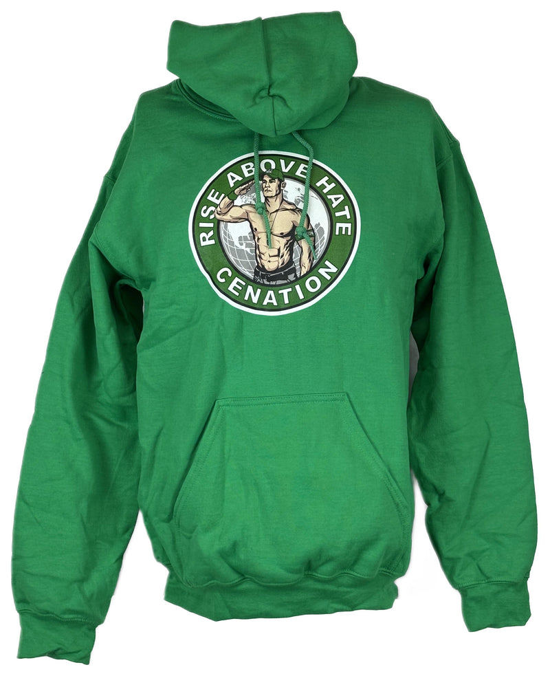Load image into Gallery viewer, John Cena Green Cenation Hoody Sweathshirt by WWE | Extreme Wrestling Shirts