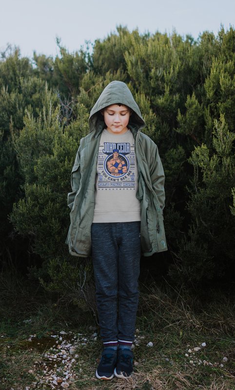 Load image into Gallery viewer, John Cena Grey Ugly Christmas Skull Kids Youth Sweater Sweatshirt by EWS | Extreme Wrestling Shirts