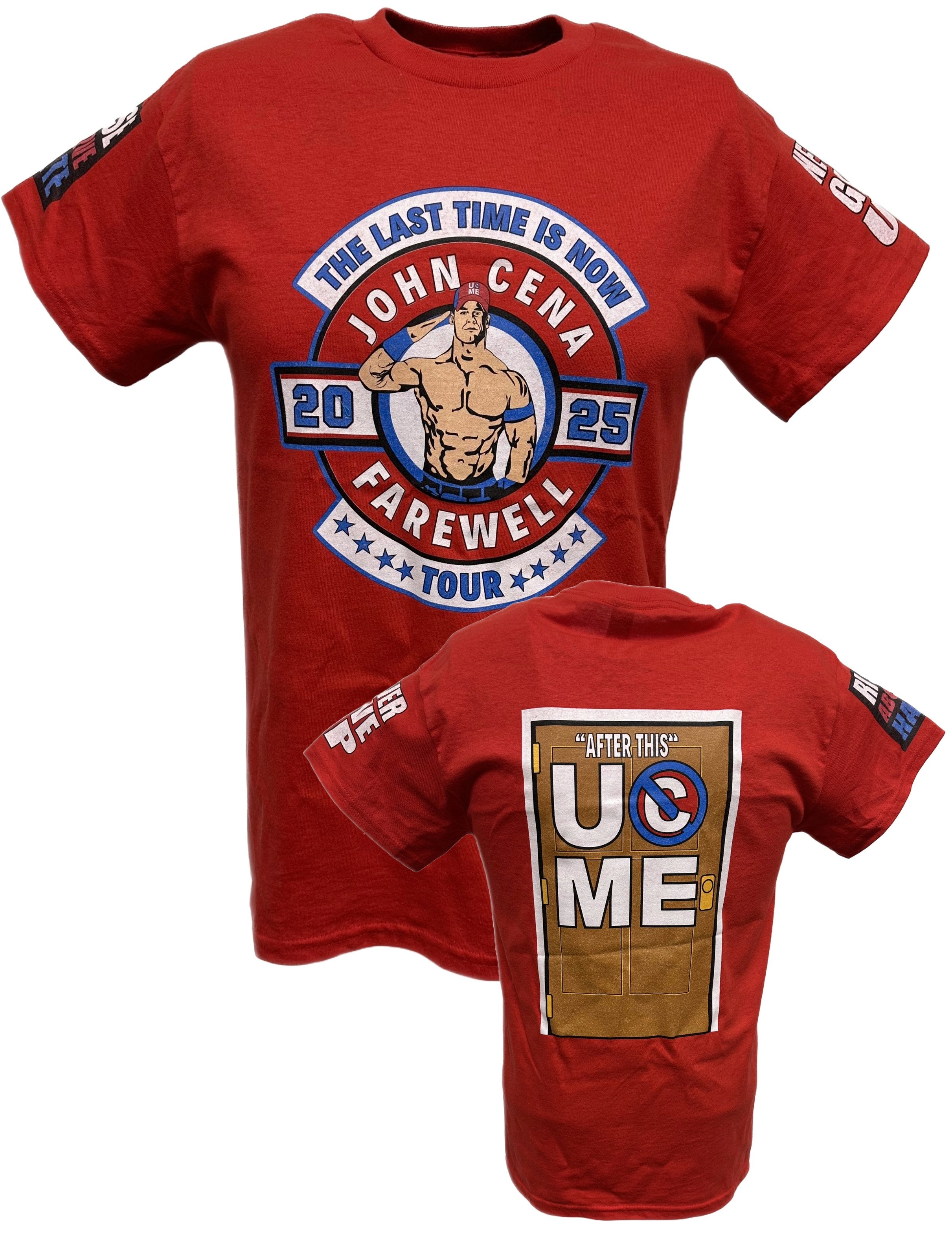 John Cena Last Time Is Now Farewell Tour Red T-shirt – Extreme
