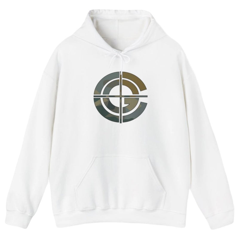 Load image into Gallery viewer, John Cena Never Back Down Never Quit White Pullover Hoody Sweatshirt by EWS | Extreme Wrestling Shirts