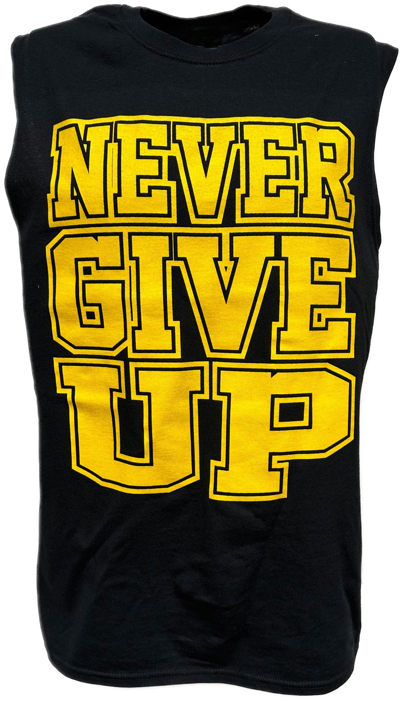 Load image into Gallery viewer, John Cena Never Give Up Sleeveless Muscle T-shirt Sports Mem, Cards & Fan Shop > Fan Apparel & Souvenirs > Wrestling by EWS | Extreme Wrestling Shirts