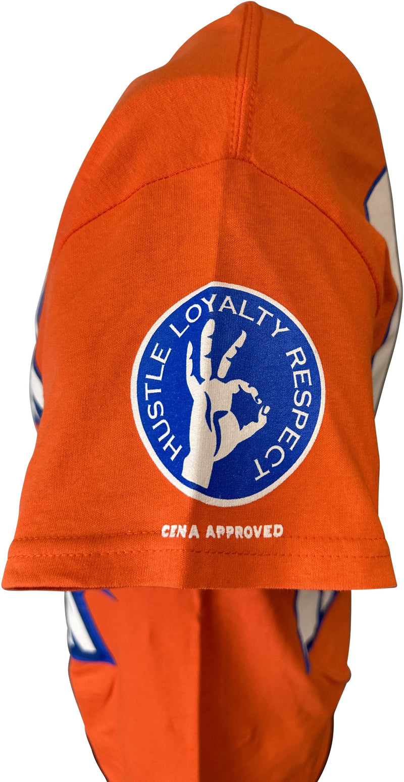 Load image into Gallery viewer, John Cena Orange Mens Costume Hat T-shirt Wristbands Sports Mem, Cards &amp; Fan Shop &gt; Fan Apparel &amp; Souvenirs &gt; Wrestling by Hybrid Tees | Extreme Wrestling Shirts

