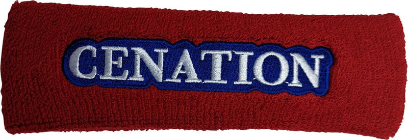 Load image into Gallery viewer, JOHN CENA Red Headband Wristbands Set WWE Sports Mem, Cards & Fan Shop > Fan Apparel & Souvenirs > Wrestling by digital | Extreme Wrestling Shirts