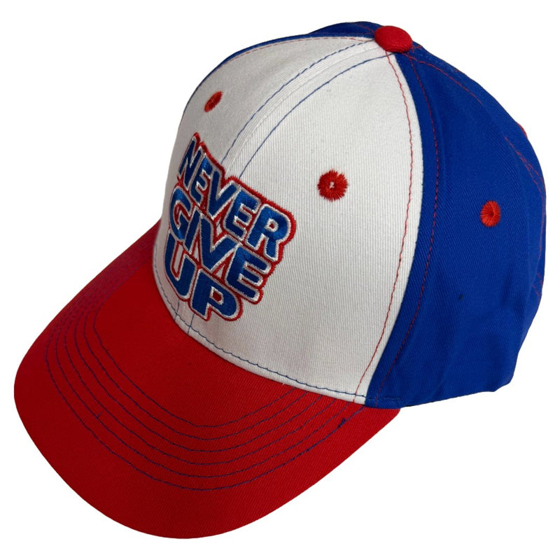 Load image into Gallery viewer, JOHN CENA Red White Blue Never Give Up Baseball Cap Hat Sports Mem, Cards & Fan Shop > Fan Apparel & Souvenirs > Wrestling by EWS | Extreme Wrestling Shirts