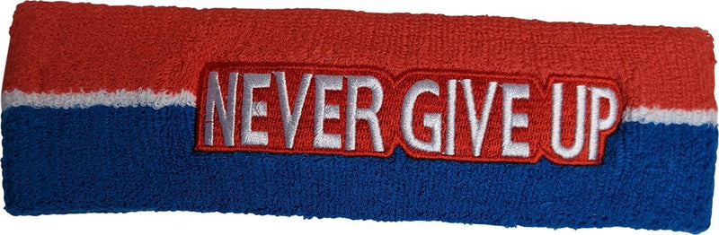 Load image into Gallery viewer, JOHN CENA Red White Blue Never Give Up Headband Wristbands Set Sports Mem, Cards & Fan Shop > Fan Apparel & Souvenirs > Wrestling by EWS | Extreme Wrestling Shirts