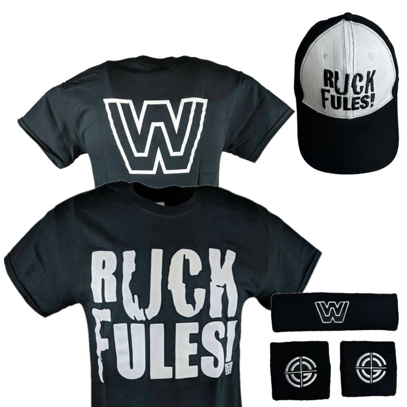 Load image into Gallery viewer, John Cena Ruck Fules Adult Costume T-shirt Hat Wristbands by EWS | Extreme Wrestling Shirts
