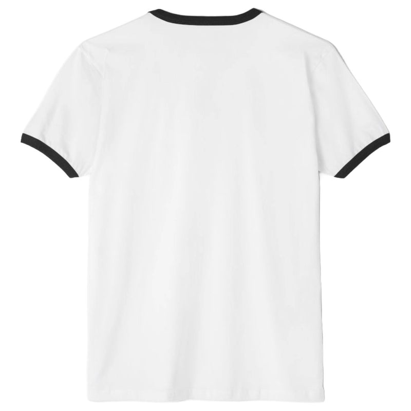 Load image into Gallery viewer, John Cena Word Life White Ringer T-shirt by EWS | Extreme Wrestling Shirts