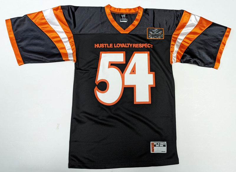 Load image into Gallery viewer, John Cena Wrestlemania 24 Beware of Dog Football Jersey by WWE | Extreme Wrestling Shirts