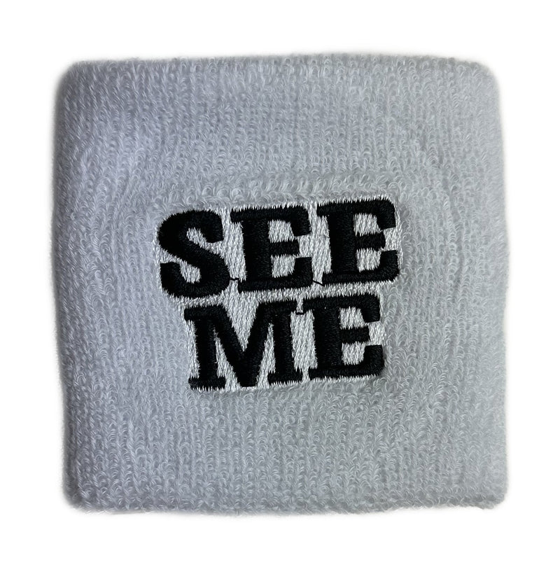 Load image into Gallery viewer, John Cena You Can't See Me Chaingang Black White Headband Wristband Set by EWS | Extreme Wrestling Shirts