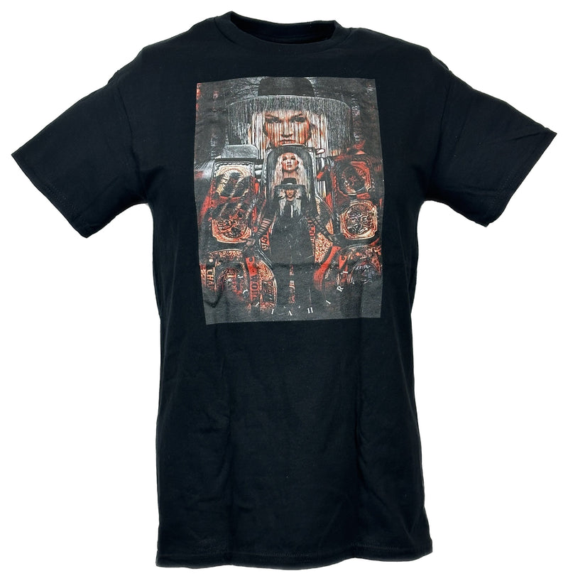 Load image into Gallery viewer, Julia Hart Poster Print Black T-shirt by EWS | Extreme Wrestling Shirts