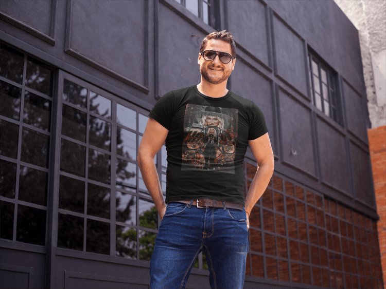 Load image into Gallery viewer, Julia Hart Poster Print Black T-shirt by EWS | Extreme Wrestling Shirts