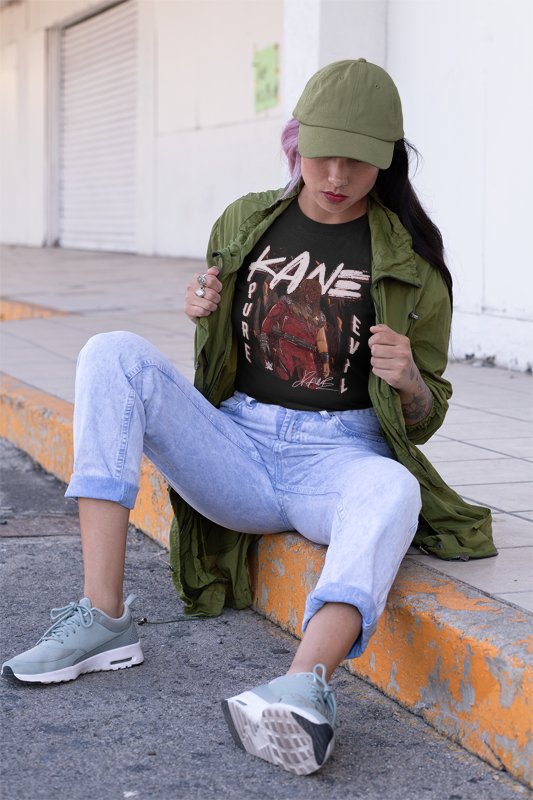 Load image into Gallery viewer, Kane Pure Evil Black T-shirt by EWS | Extreme Wrestling Shirts