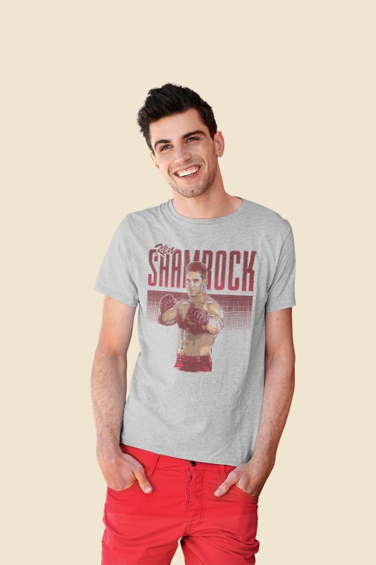 Load image into Gallery viewer, Ken Shamrock Legends Collection Black T-shirt by EWS | Extreme Wrestling Shirts