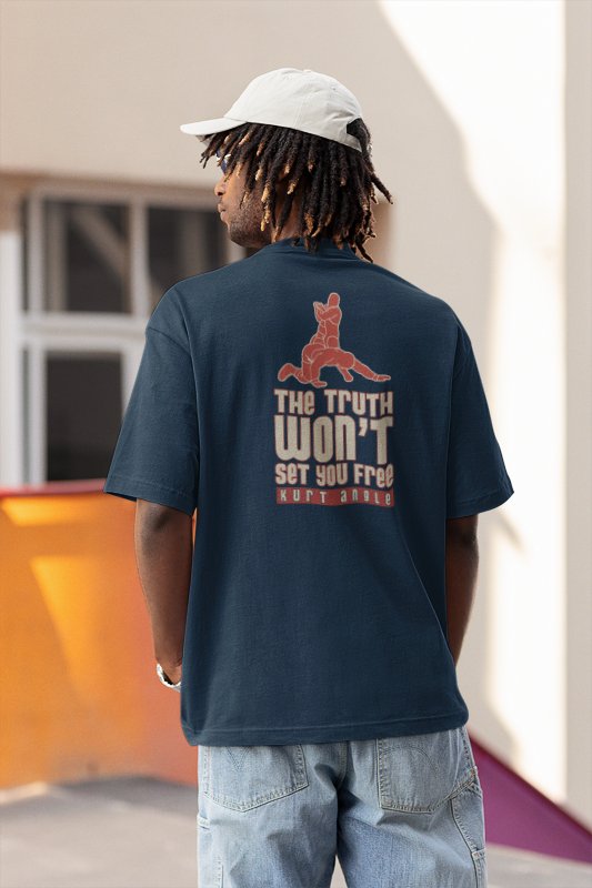 Load image into Gallery viewer, Kurt Angle Submit Truth Won't Set You Free T-shirt by EWS | Extreme Wrestling Shirts