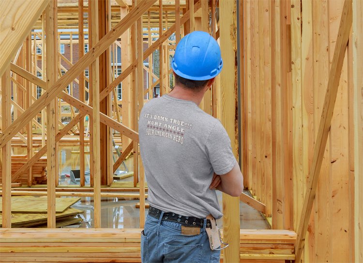 Load image into Gallery viewer, Kurt Angle You Lack Intensity It's True Gray T-shirt by EWS | Extreme Wrestling Shirts