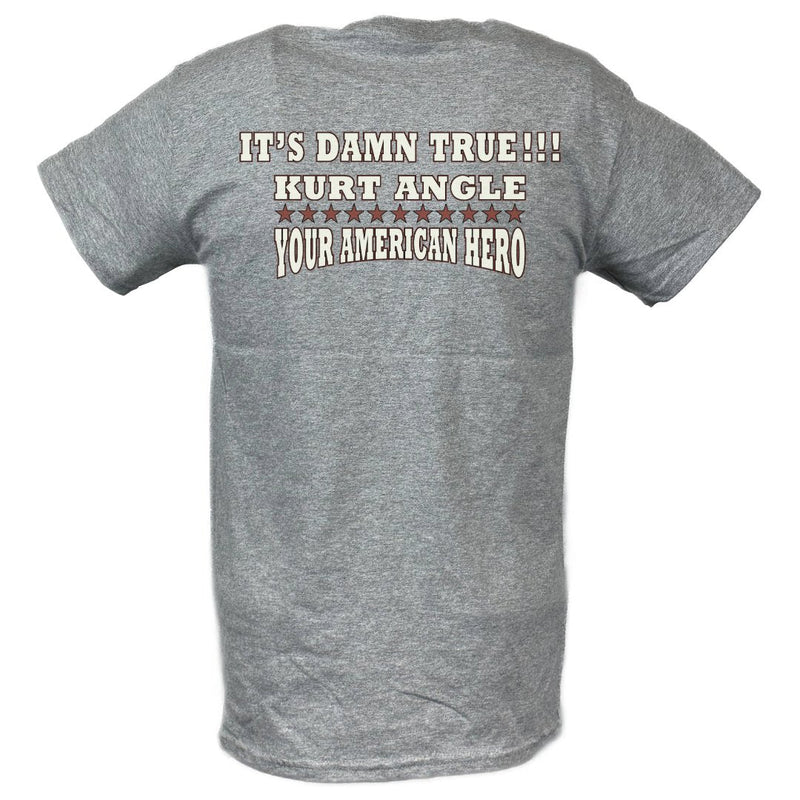 Load image into Gallery viewer, Kurt Angle You Lack Intensity It's True Gray T-shirt by EWS | Extreme Wrestling Shirts