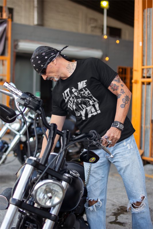 Load image into Gallery viewer, LA Knight Let Me Talk To Ya Black T-shirt by EWS | Extreme Wrestling Shirts
