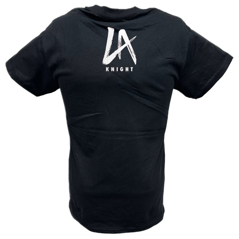 Load image into Gallery viewer, LA Knight Let Me Talk To Ya Black T-shirt by EWS | Extreme Wrestling Shirts