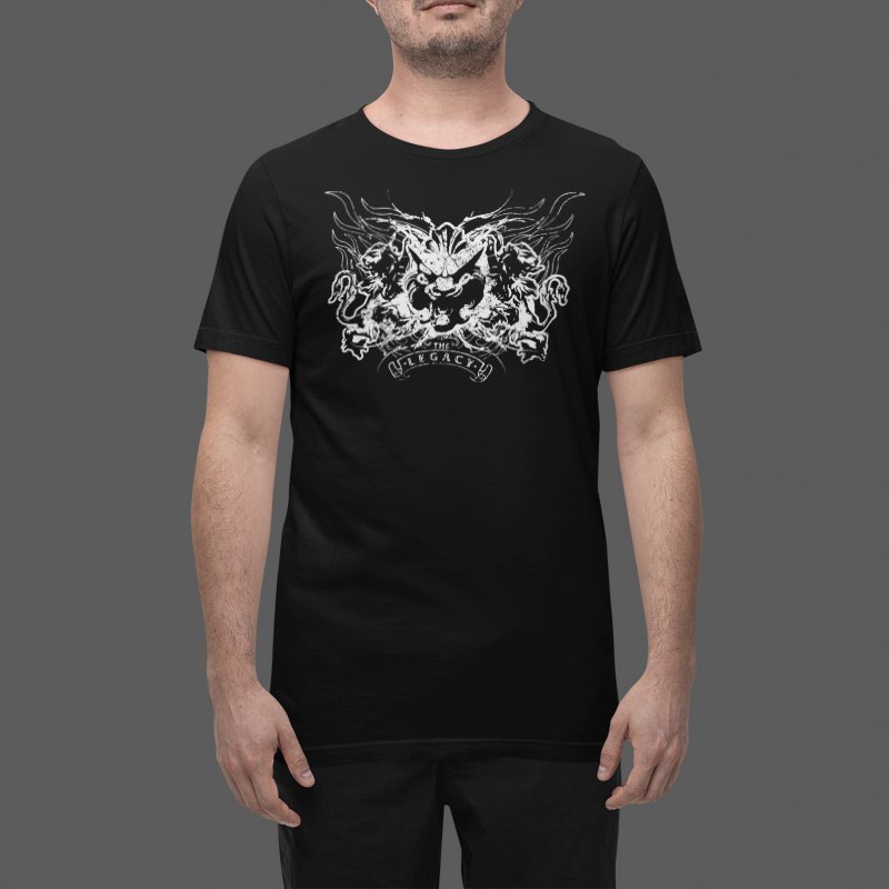 Load image into Gallery viewer, Legacy Family Crest Randy Orton Cody Rhodes Ted DiBiase T-shirt by WWE | Extreme Wrestling Shirts