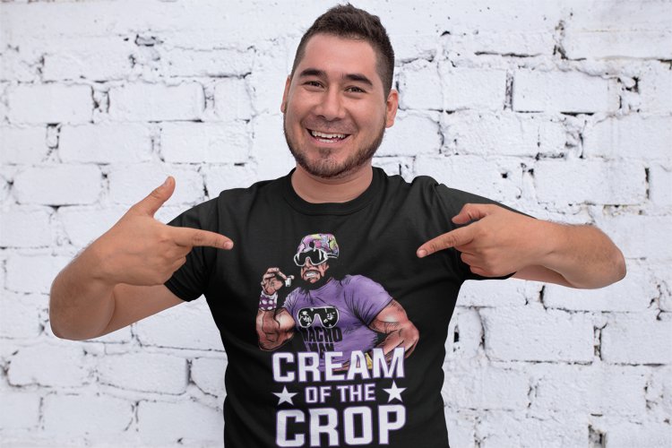 Load image into Gallery viewer, Macho Man Randy Savage Cream of the Crop T-shirt by EWS | Extreme Wrestling Shirts