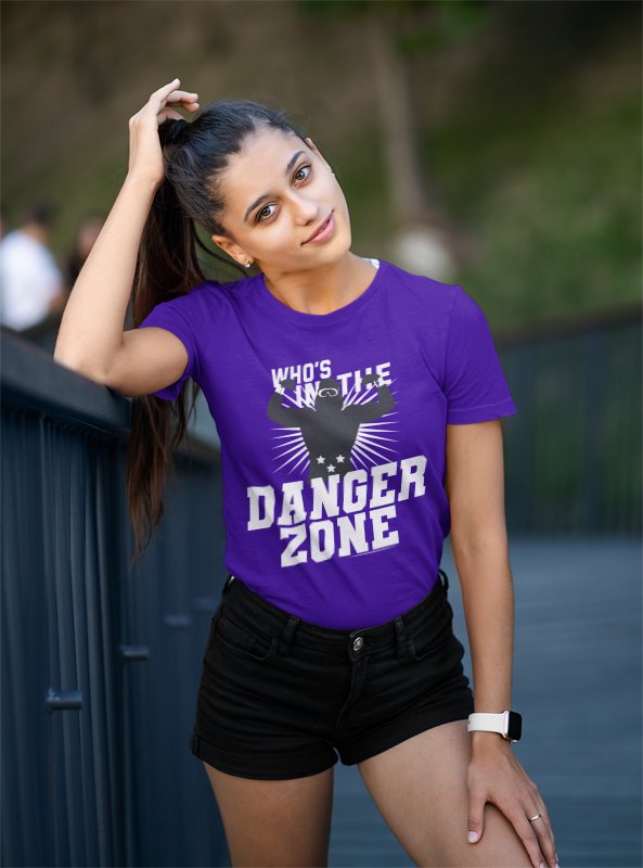 Load image into Gallery viewer, Macho Man Randy Savage Danger Zone Mens Purple T-shirt Sports Mem, Cards & Fan Shop > Fan Apparel & Souvenirs > Wrestling by EWS | Extreme Wrestling Shirts