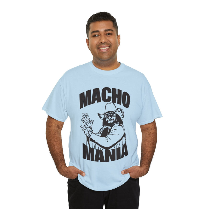 Load image into Gallery viewer, Macho Man Randy Savage Mania Mens Blue T-shirt Sports Mem, Cards & Fan Shop > Fan Apparel & Souvenirs > Wrestling by Extreme Wrestling Shirts | Extreme Wrestling Shirts