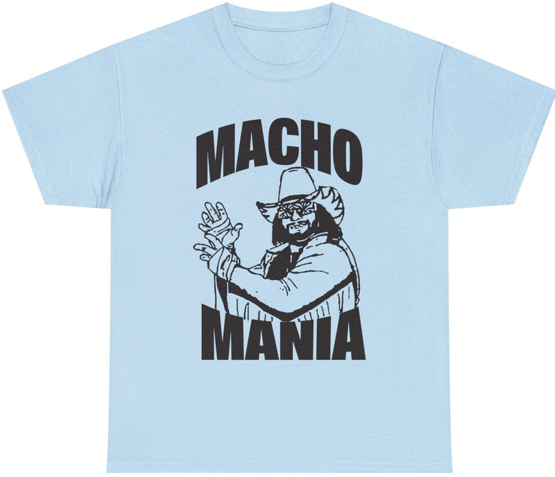 Load image into Gallery viewer, Macho Man Randy Savage Mania Mens Blue T-shirt Sports Mem, Cards & Fan Shop > Fan Apparel & Souvenirs > Wrestling by Extreme Wrestling Shirts | Extreme Wrestling Shirts
