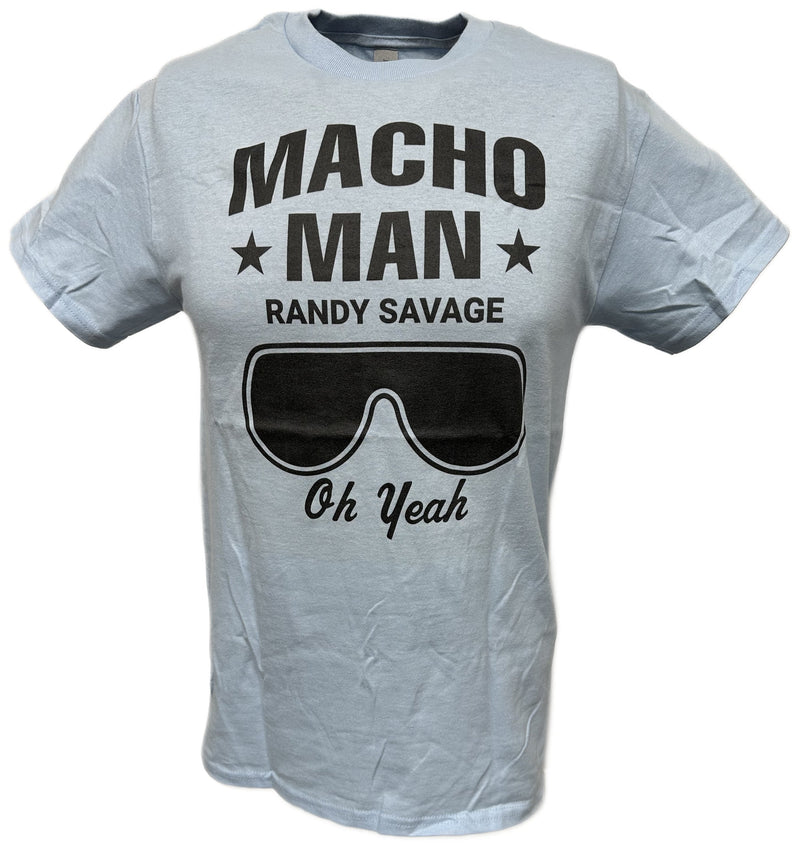 Load image into Gallery viewer, Macho Man Randy Savage Oh Yeah Mens Blue T-shirt Sports Mem, Cards & Fan Shop > Fan Apparel & Souvenirs > Wrestling by WWE | Extreme Wrestling Shirts