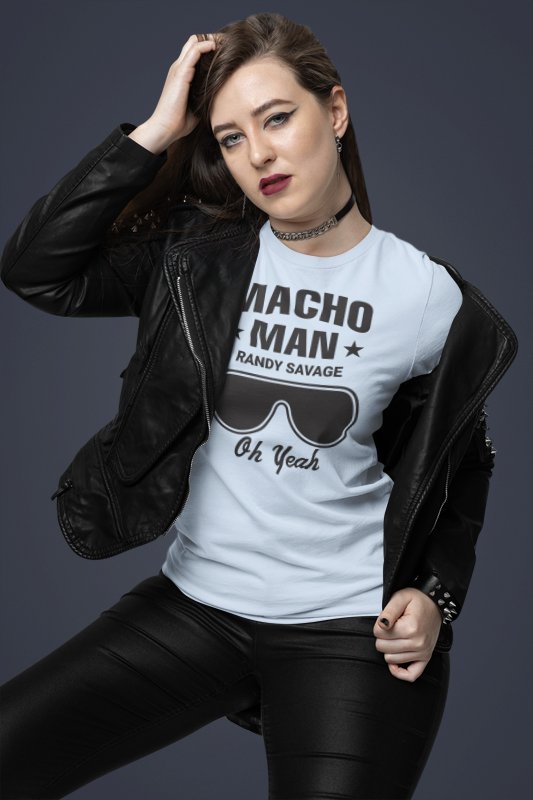 Load image into Gallery viewer, Macho Man Randy Savage Oh Yeah Mens Blue T-shirt Sports Mem, Cards & Fan Shop > Fan Apparel & Souvenirs > Wrestling by WWE | Extreme Wrestling Shirts
