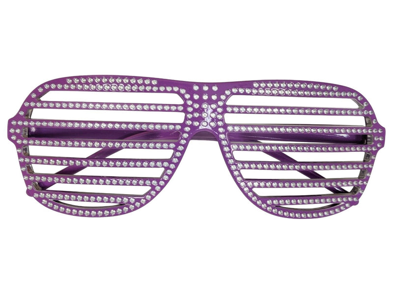 Load image into Gallery viewer, Macho Man Studded Colored Costume Glasses Purple Sports Mem, Cards & Fan Shop > Fan Apparel & Souvenirs > Wrestling by Macho Man | Extreme Wrestling Shirts
