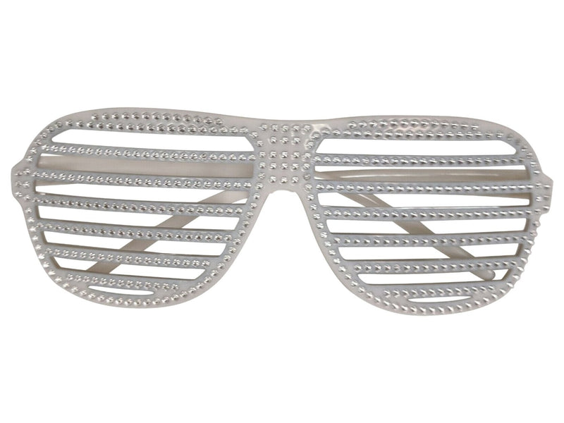 Load image into Gallery viewer, Macho Man Studded Colored Costume Glasses White Sports Mem, Cards & Fan Shop > Fan Apparel & Souvenirs > Wrestling by Macho Man | Extreme Wrestling Shirts