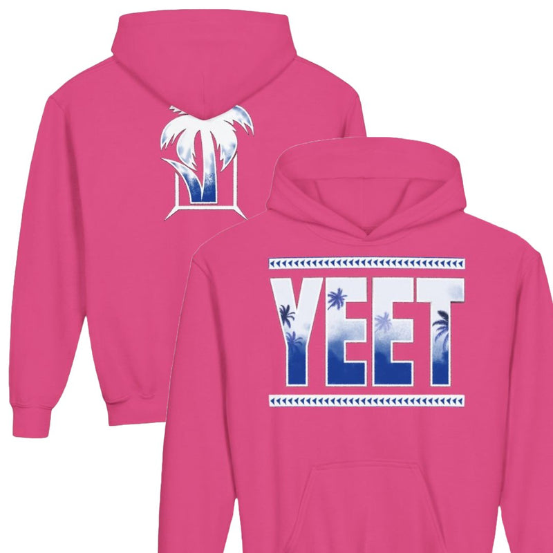 Load image into Gallery viewer, Main Event Jey Uso Yeet Bloodline Pink Kids Youth Pullover Hoody Sweatshirt by EWS | Extreme Wrestling Shirts