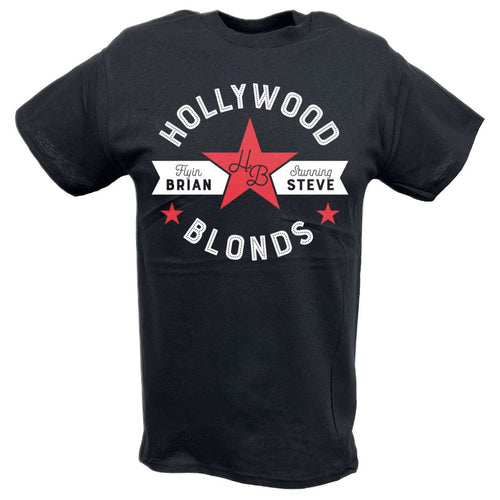 Hollywood Blonds Brian Pillman Steve Austin BlackT-shirt