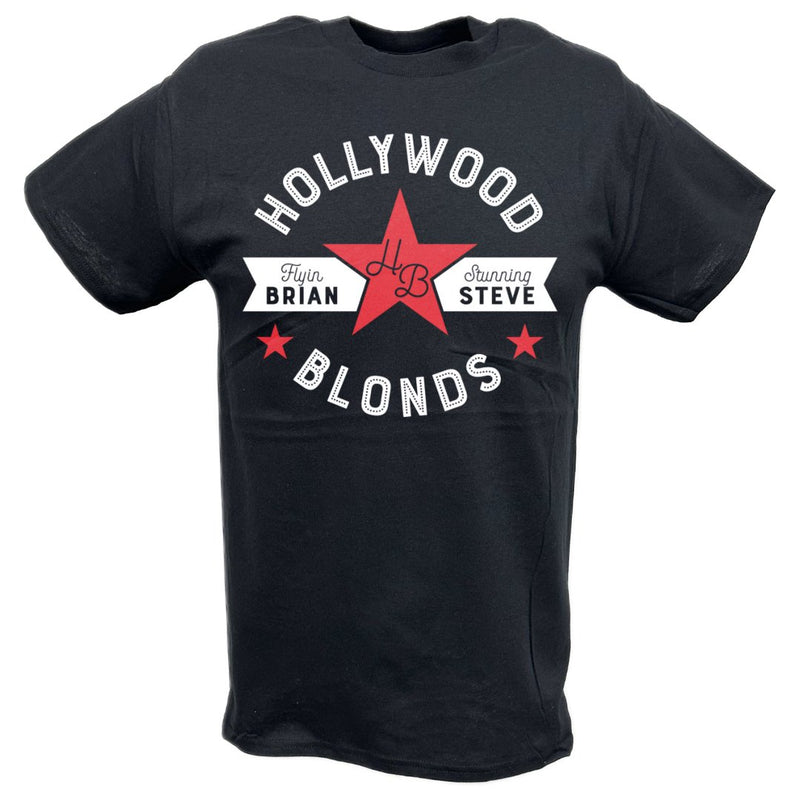 Load image into Gallery viewer, Hollywood Blonds Brian Pillman Steve Austin BlackT-shirt
