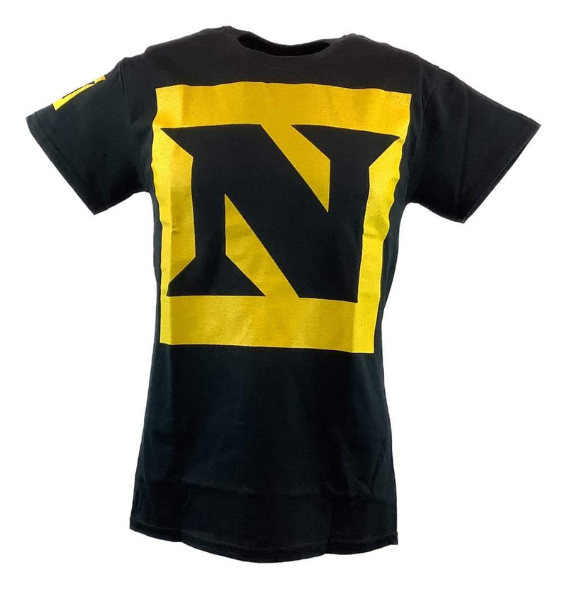 Load image into Gallery viewer, Nexus or Against Us Mens Black T-shirt CM Punk Wade Barrett Daniel Bryan with Nexus armband
