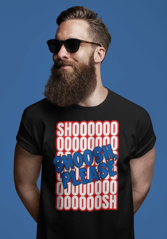 Load image into Gallery viewer, Chad Gable Shoosh Please Black T-shirt
