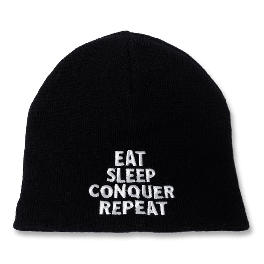 Brock Lesnar Eat Sleep Conquer Repeat Embroidered Beanie Cap Hat