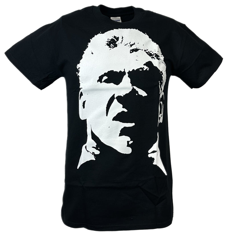 Load image into Gallery viewer, WWE Vince McMahon White Face Profile Mens Black T-shirt
