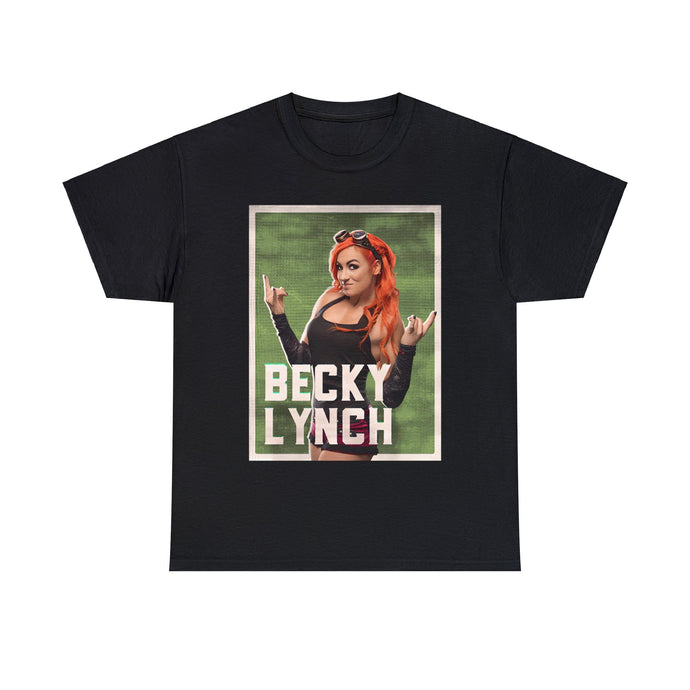 Becky Lynch Steampunk Style Black T-shirt