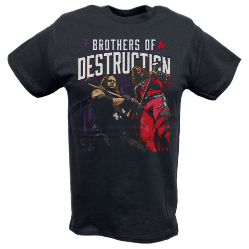 Undertaker Kane Brothers Of Destruction BlackT-shirt