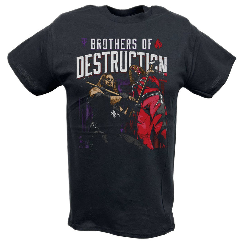 Load image into Gallery viewer, Undertaker Kane Brothers Of Destruction BlackT-shirt
