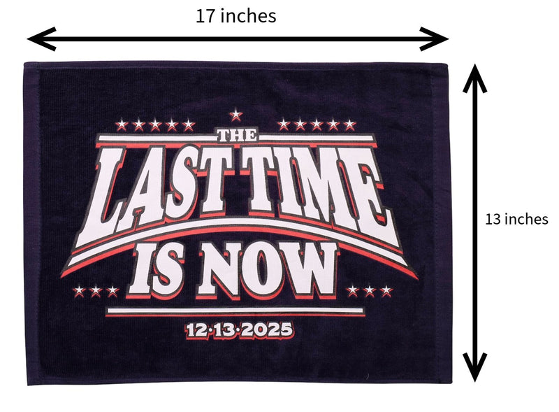 Load image into Gallery viewer, John Cena Final Match Last Time Is Now Towel