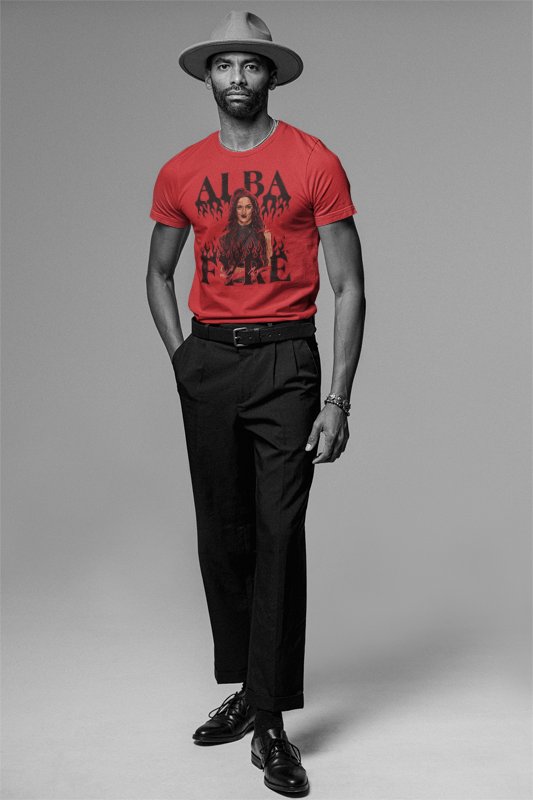 Alba Fyre Pose Black T-shirt