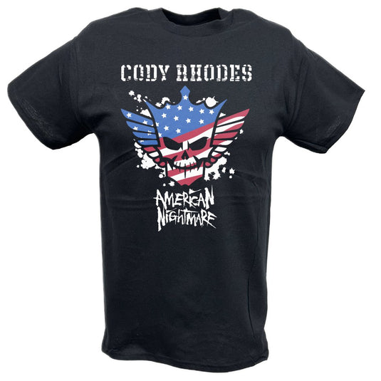 Cody Rhodes Big Bold American Nightmare Black T-shirt